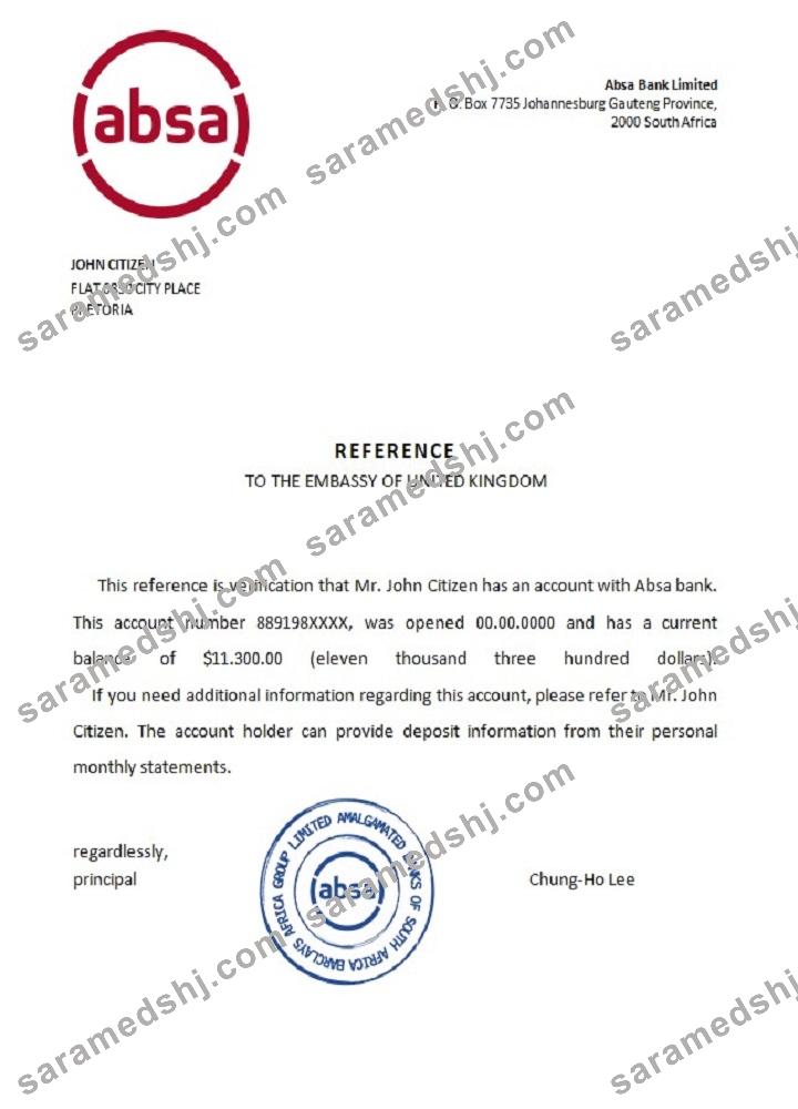 South Africa_ABSA bank_reference